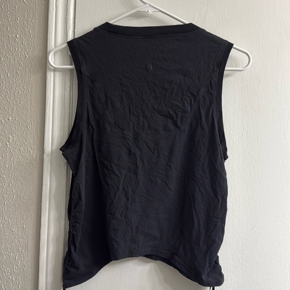 Lululemon Cinch it Up Tank Top ~ Black~ size 6 - Picture 10 of 12
